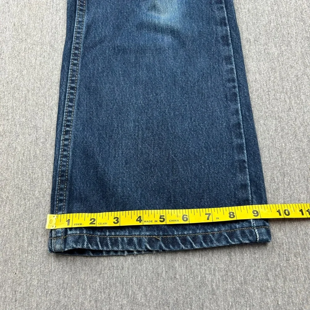 Levis 515‎ Boot Cut Low Rise Jeans Womens 12 Petite (32x27) Blue Denim Pants USA